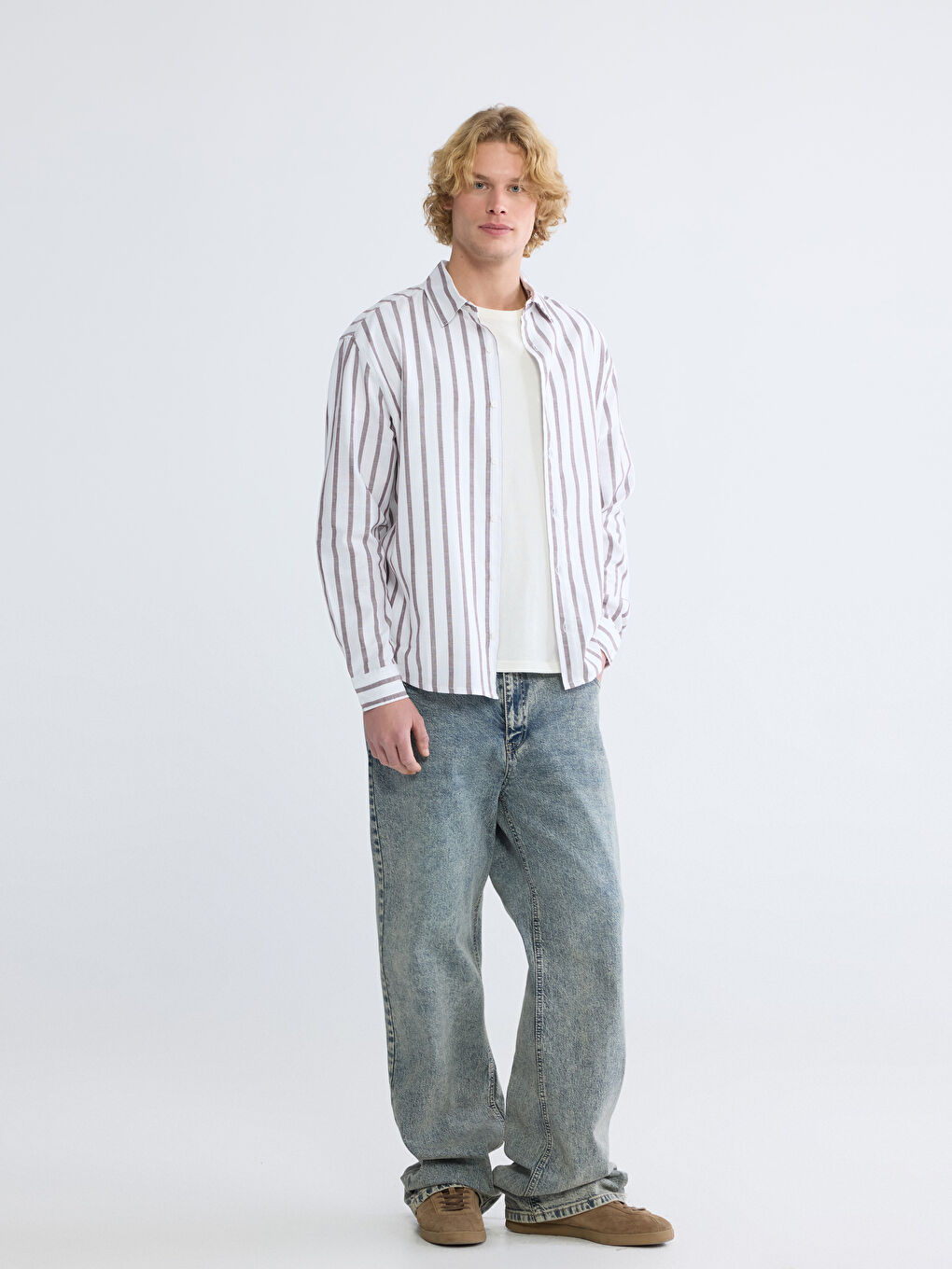 Striped Regular Fit Shirt-1