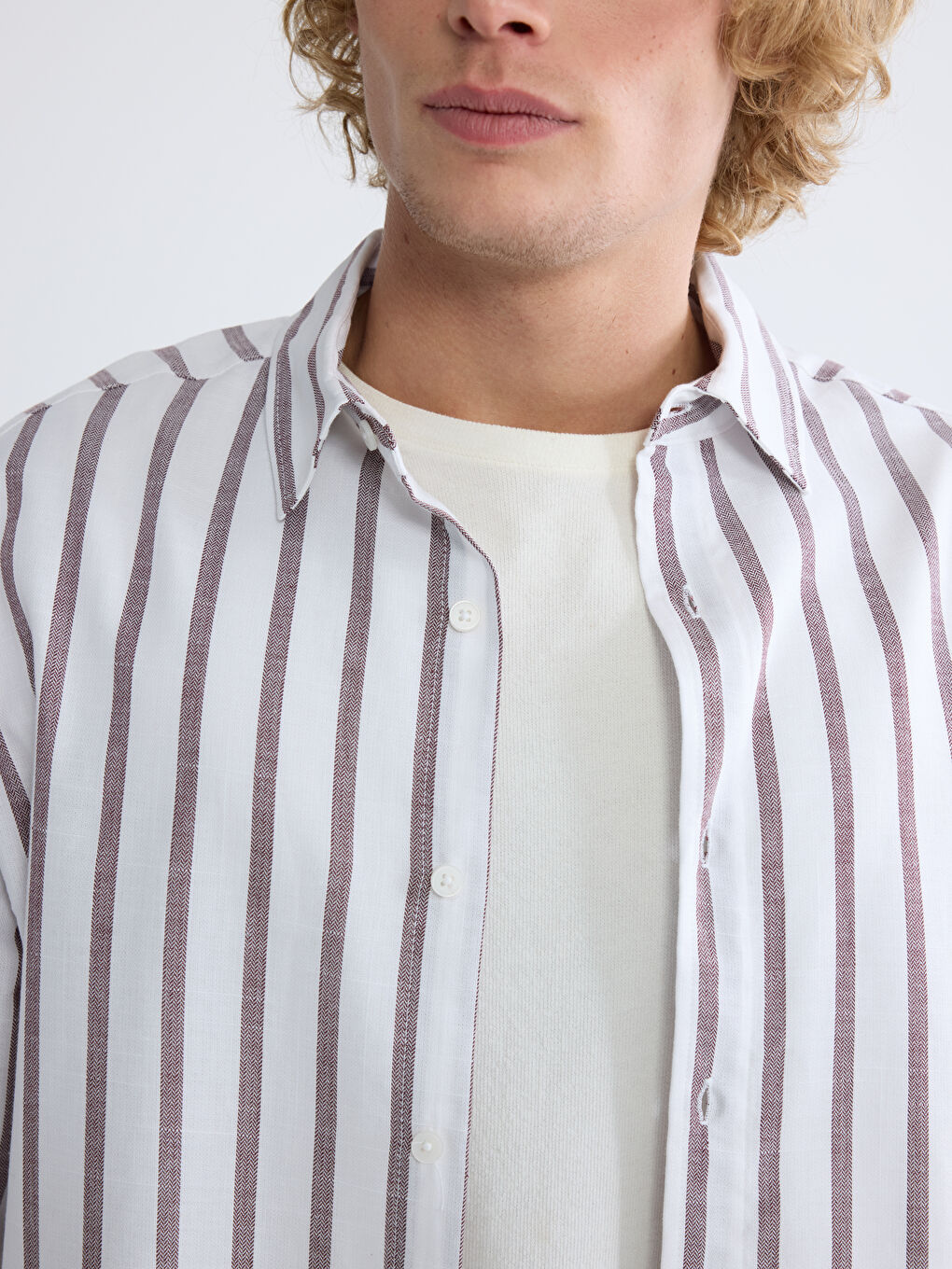 Striped Regular Fit Shirt-2