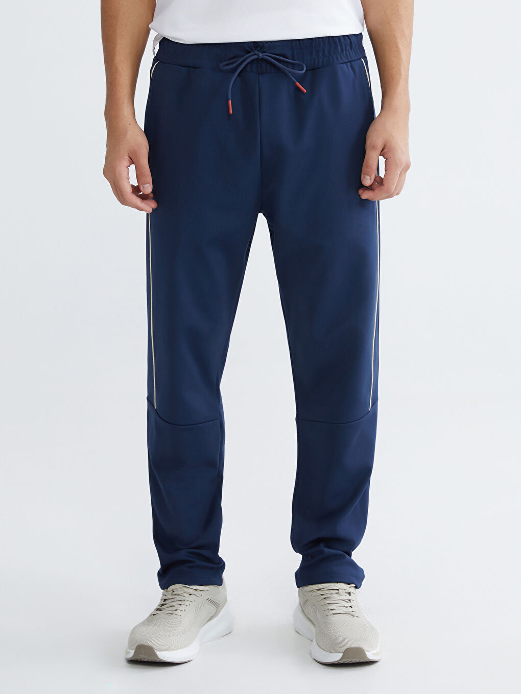 Lacivert Standart Kalıp Erkek Eşofman Altı-1