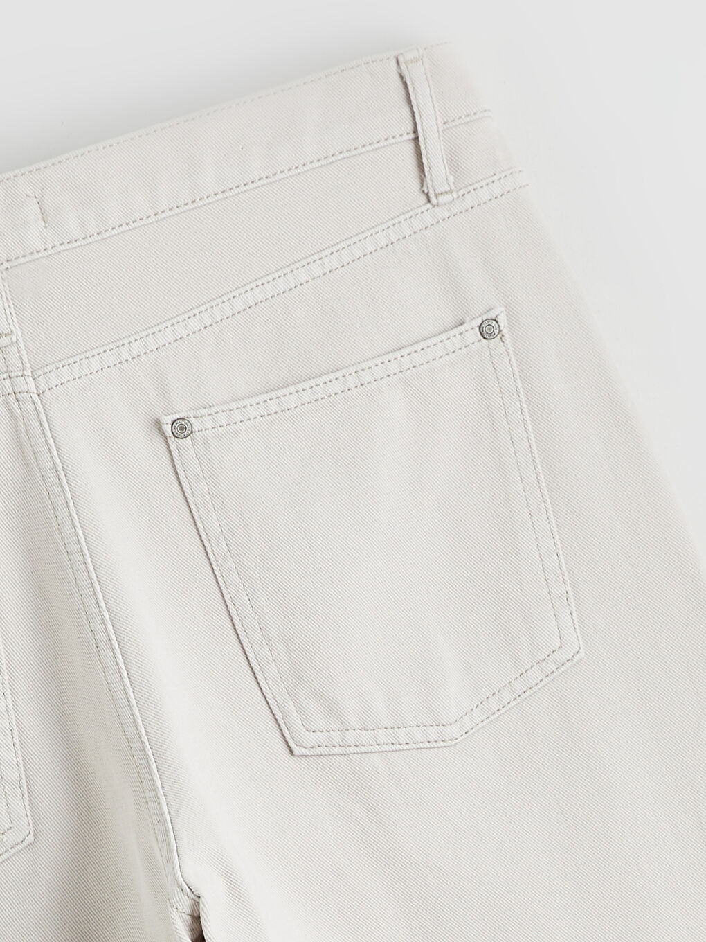 Gri Standart Kalıp Gabardin Erkek Pantolon-5