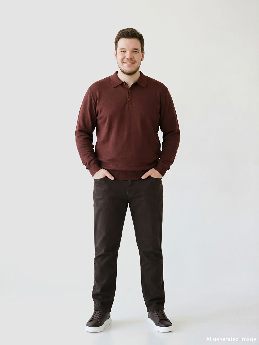 بلوفر رجالي بكول رول.-1