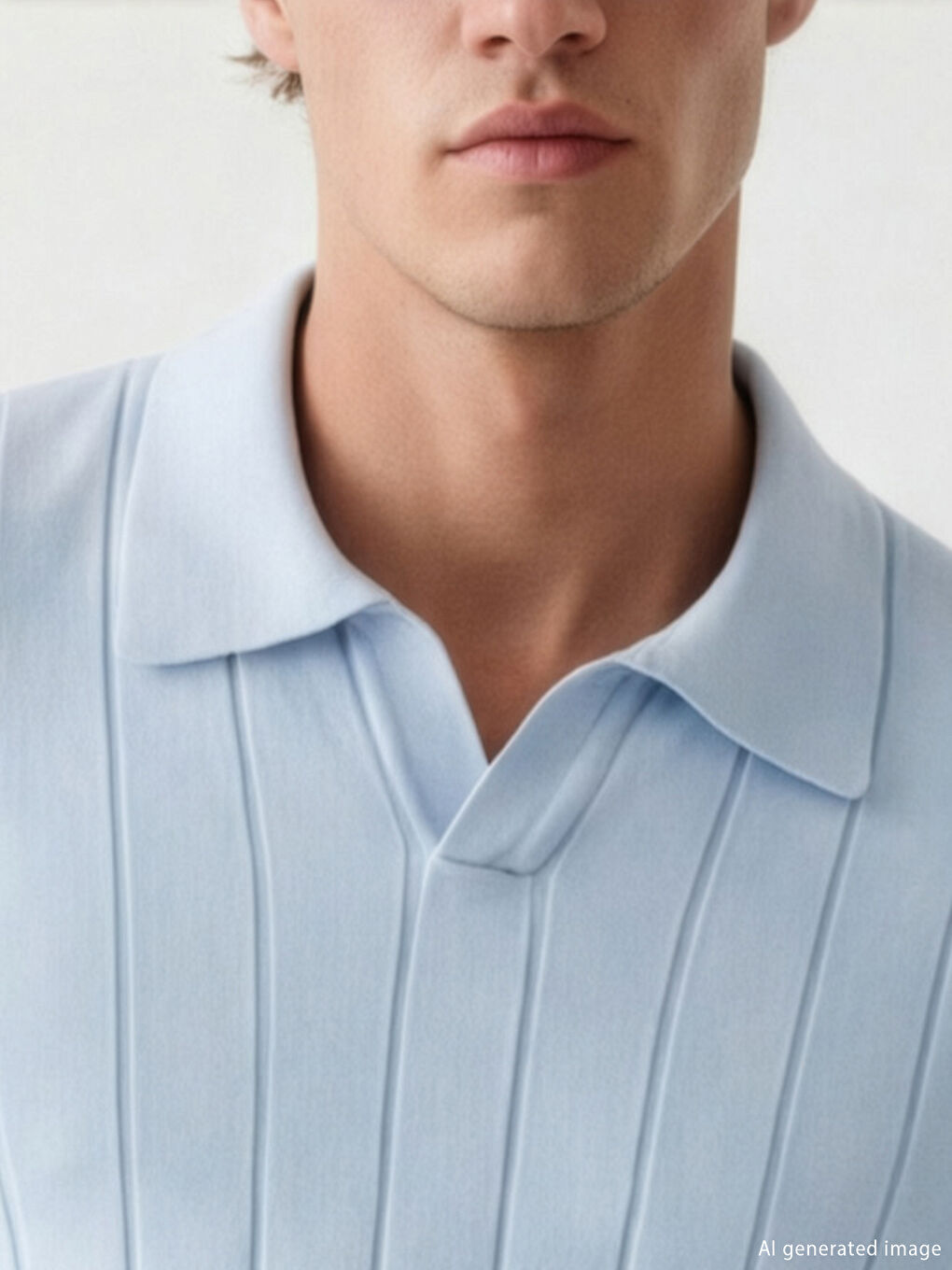 سترة تريكو رجالية بياقة بولو-2