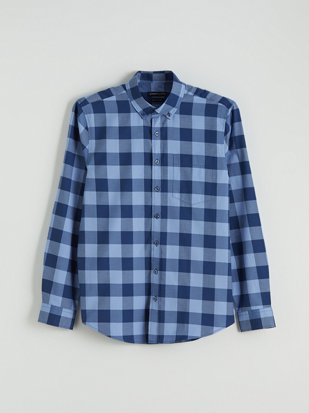 Mavi Regular Fit Ekose Poplin Erkek Gömlek-4