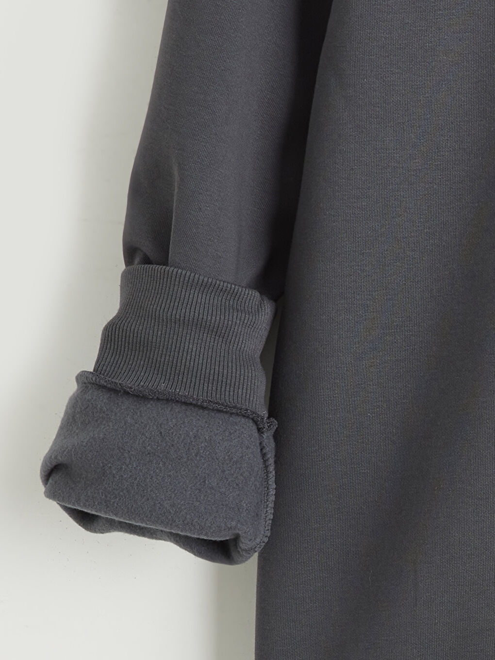 Mavi Bisiklet Yaka Erkek Kalın Sweatshirt-5