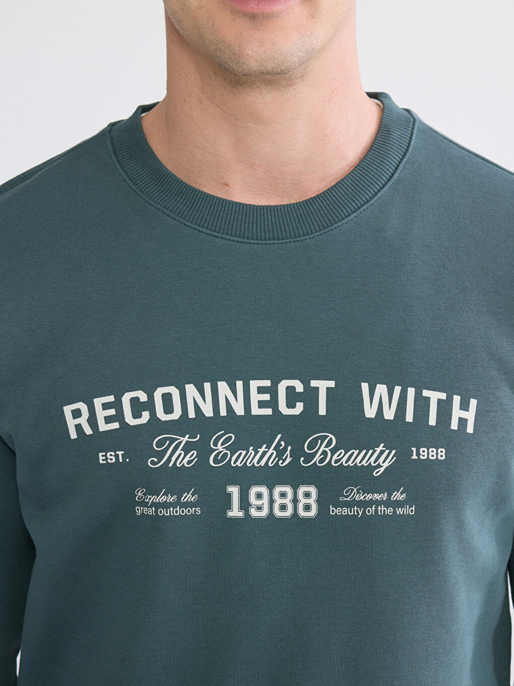 მამაკაცები მწვანე თბილი ზედა-2