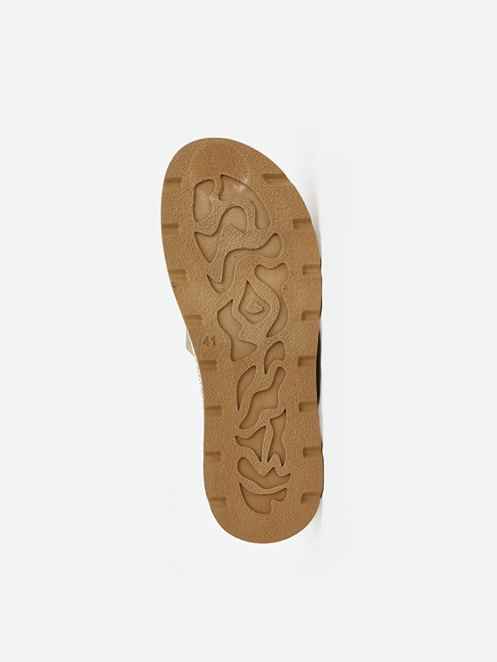 Bej Süet Görünümlü Kadın Panduf-3