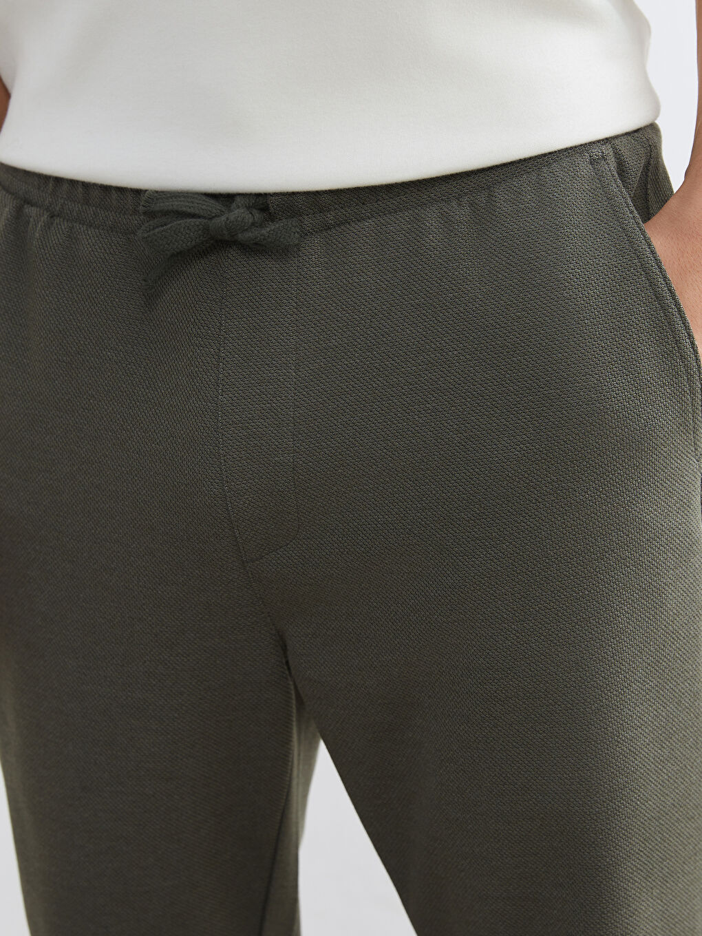 Haki Slim Fit Erkek Pantolon-2