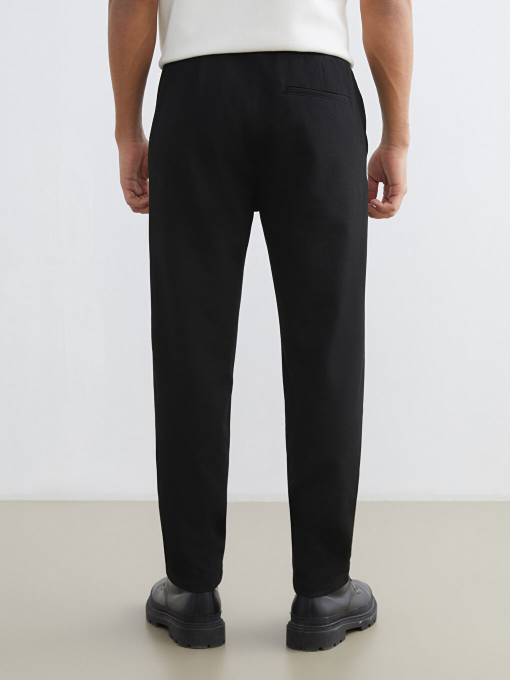 Siyah Slim Fit Erkek Pantolon-3