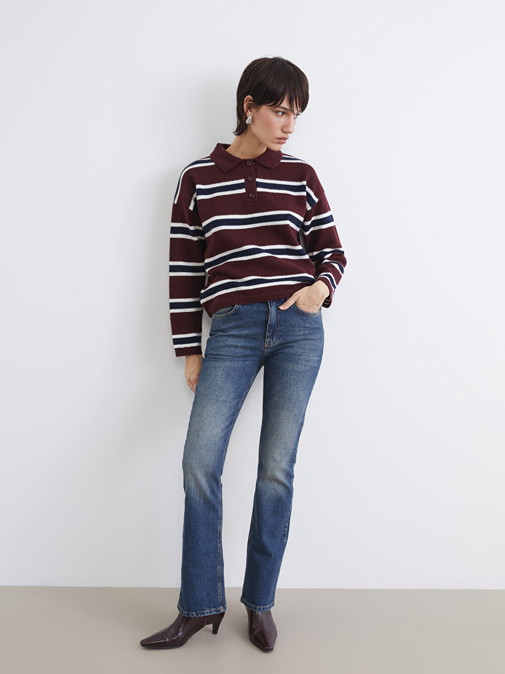 High-Waisted Flare Jeans