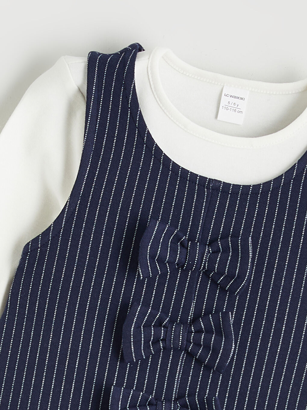 Девочки Синий Платье-6