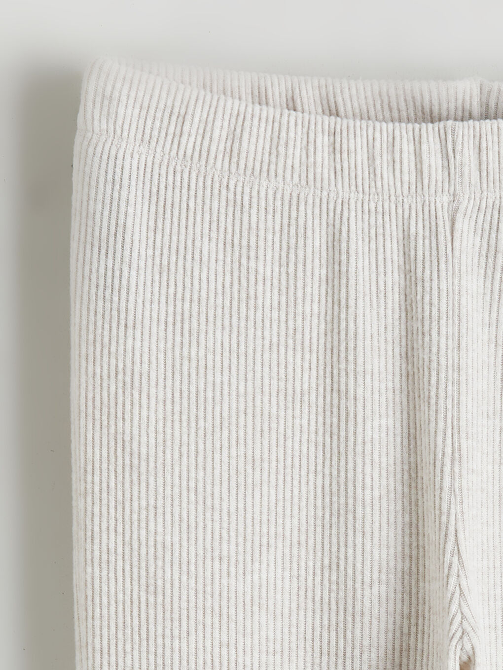 Ekru Bisiklet Yaka Kadın Pijama Takım-8