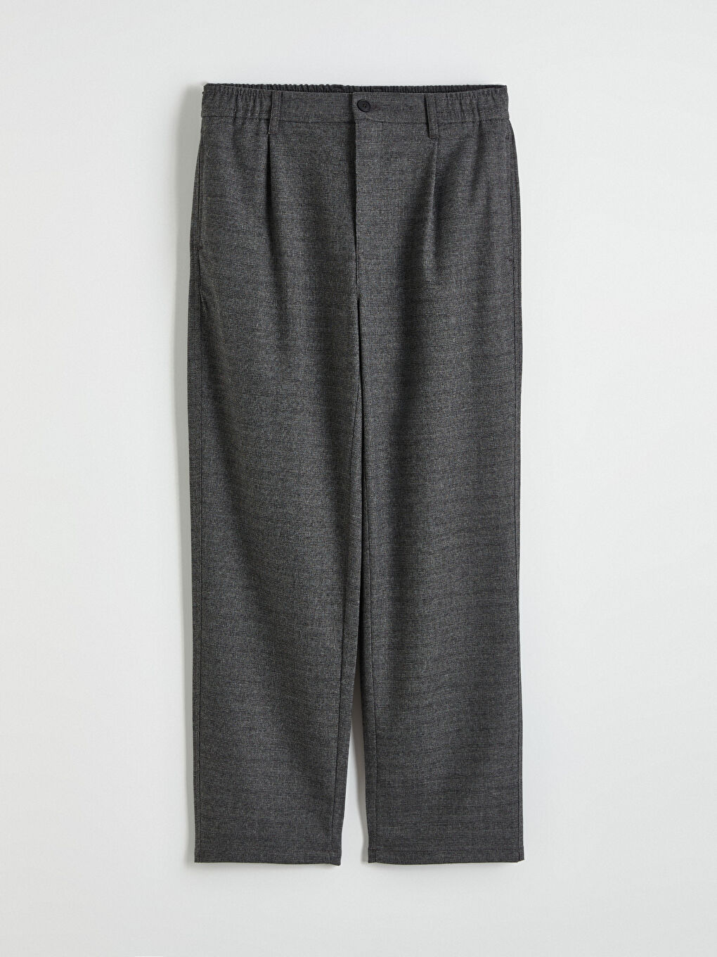 Antrasit Standart Kalıp Erkek Pileli Pantolon