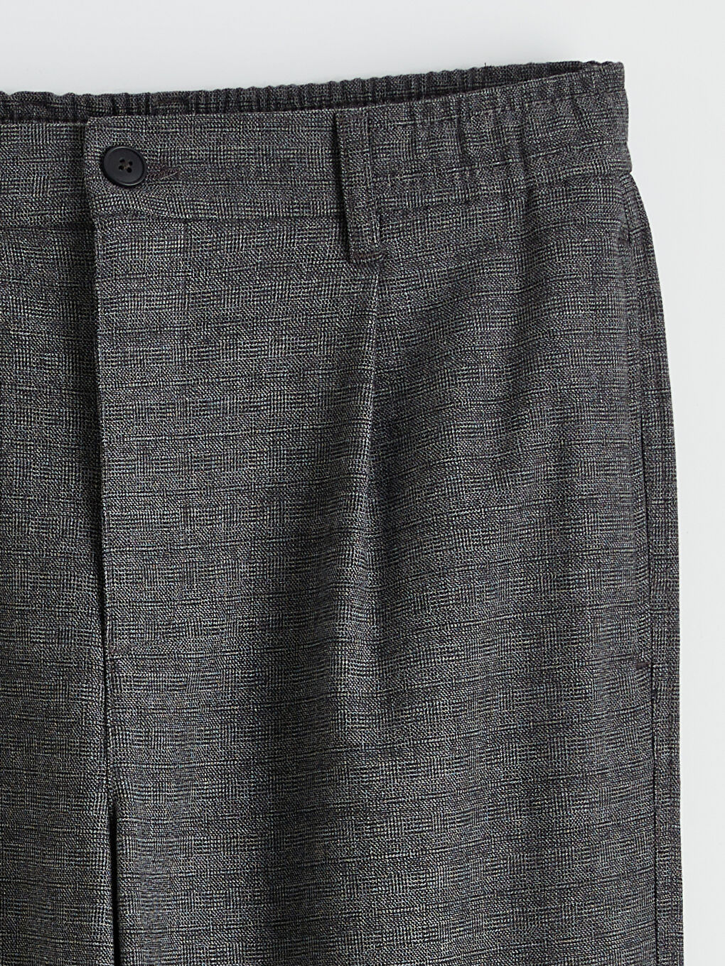 Antrasit Standart Kalıp Erkek Pileli Pantolon-2