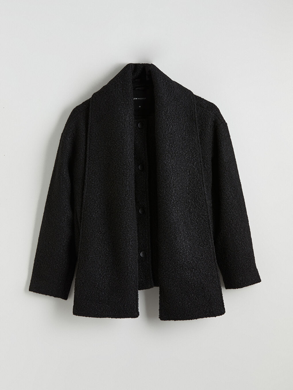 معطف أسود امرأة-7