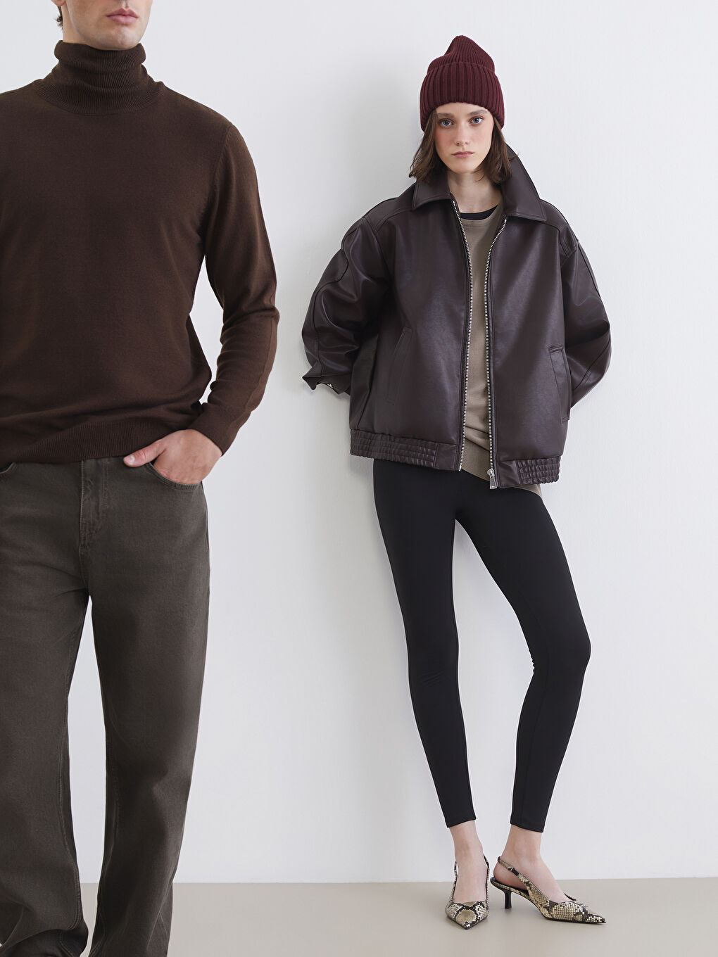 Siyah Yüksek Bel Kadın Tayt