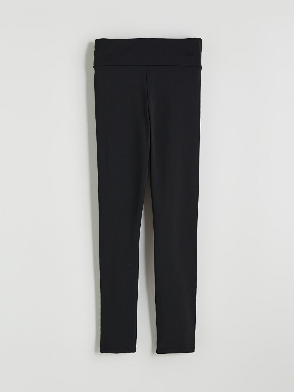 Siyah Yüksek Bel Kadın Tayt-4