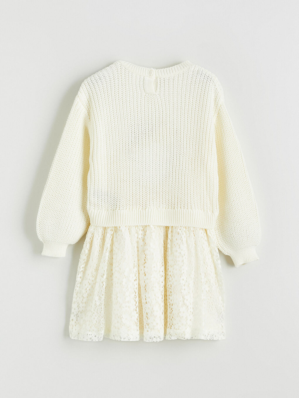 فستان بيج فاتح / ايكرو فتاة-2