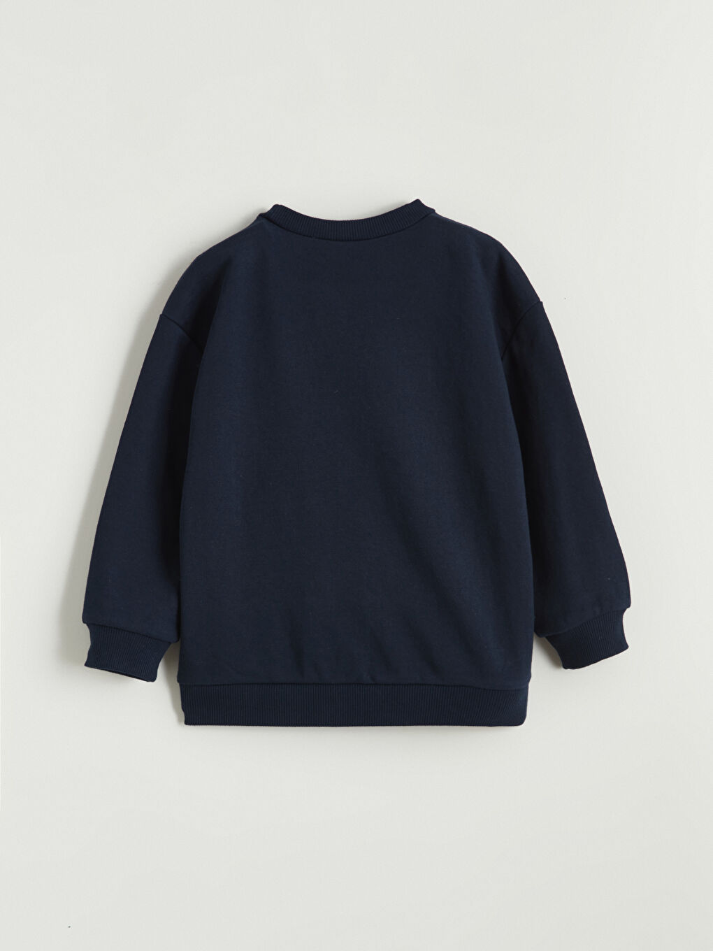 Lacivert Baskılı Erkek Çocuk Sweatshirt-1