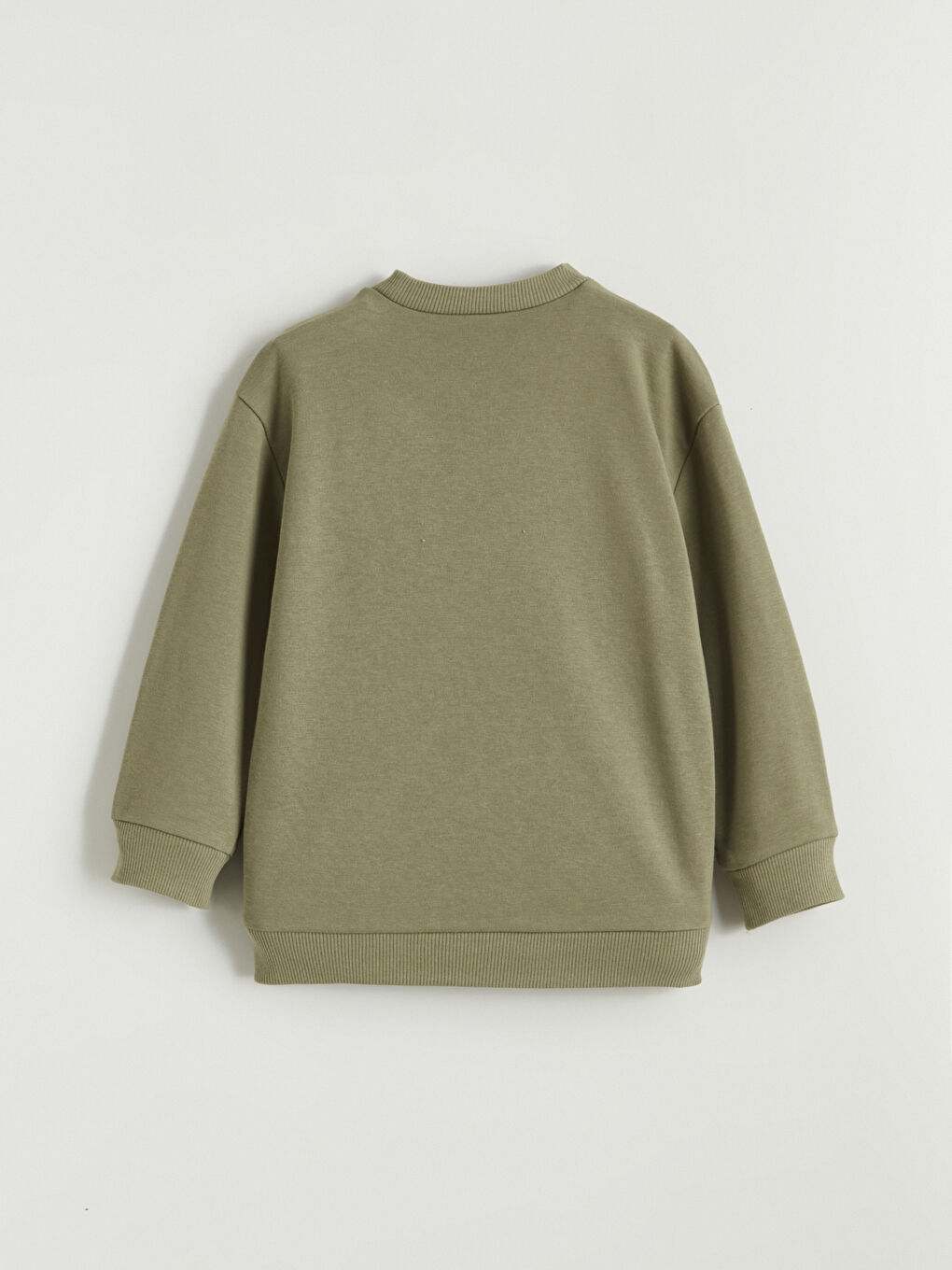 Haki Baskılı Erkek Çocuk Sweatshirt-1