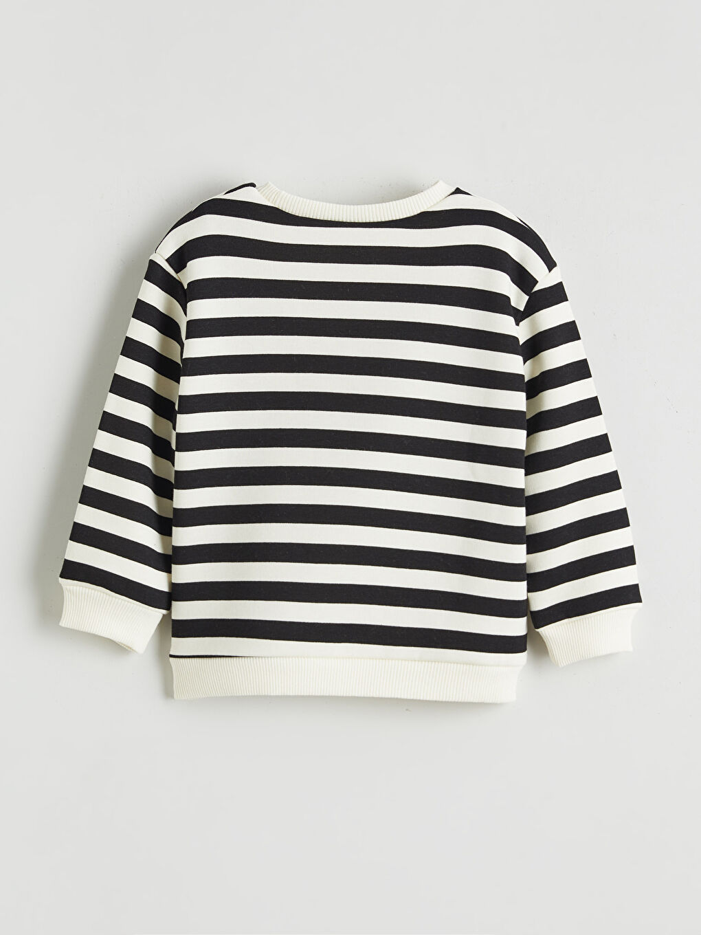 Ekru Uzun Kollu Kız Bebek Sweatshirt-1