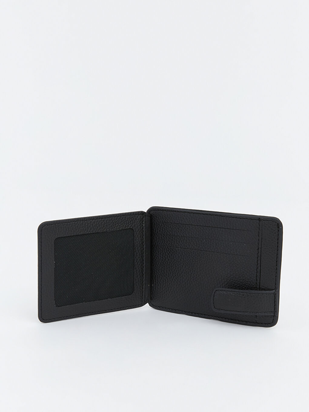Siyah Deri Görünümlü Erkek Kartlık-2