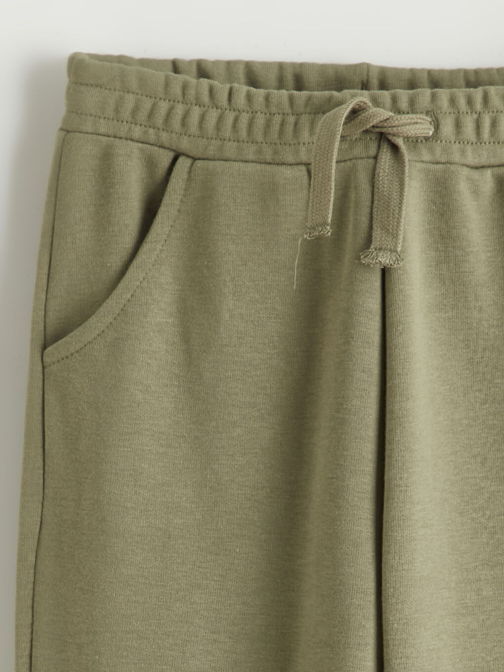 Haki Beli Lastikli Erkek Çocuk Jogger  Eşofman Altı-2