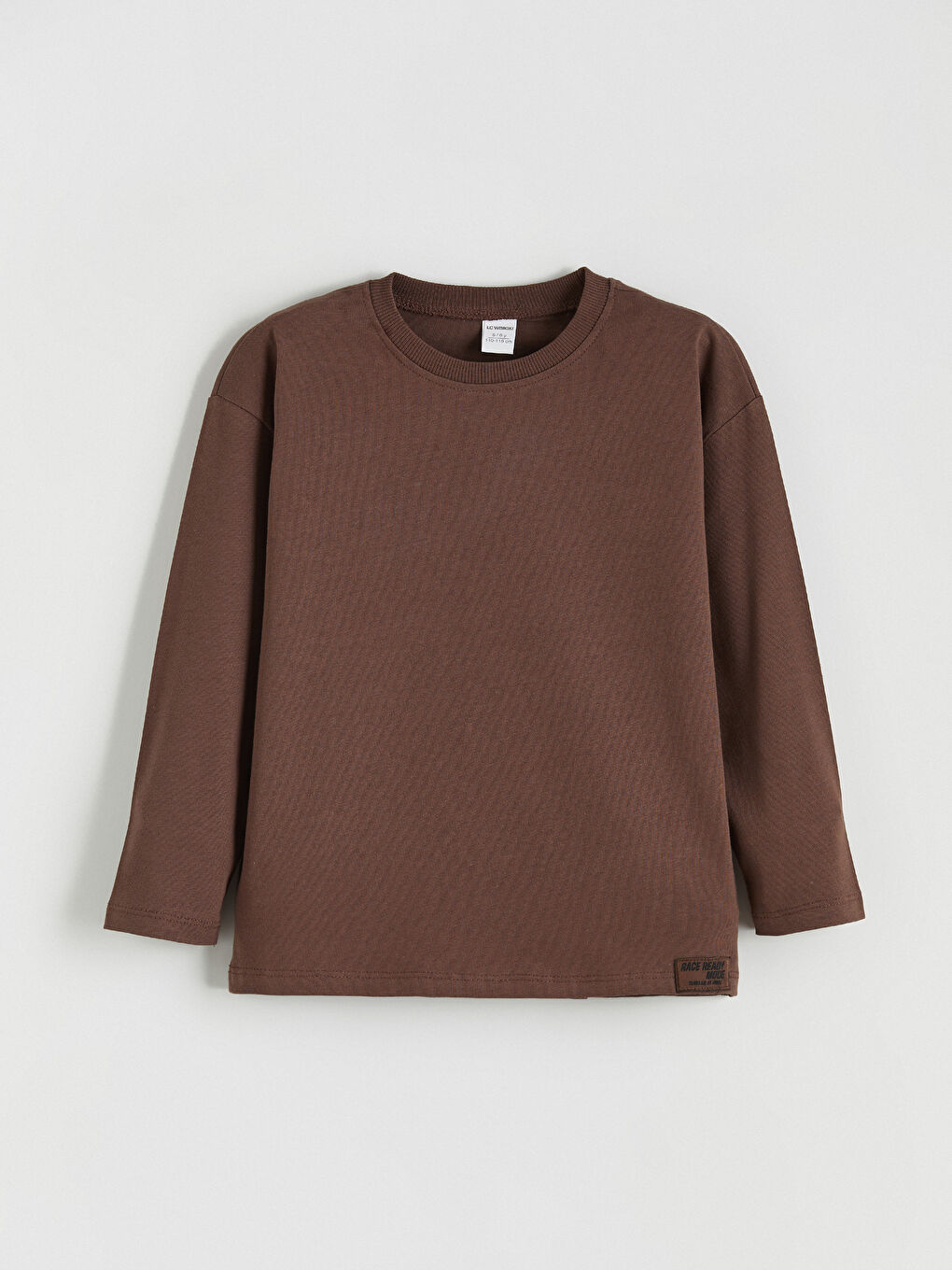 Beyaz Baskılı Uzun Kollu Erkek Çocuk Tişört 3'lü-4