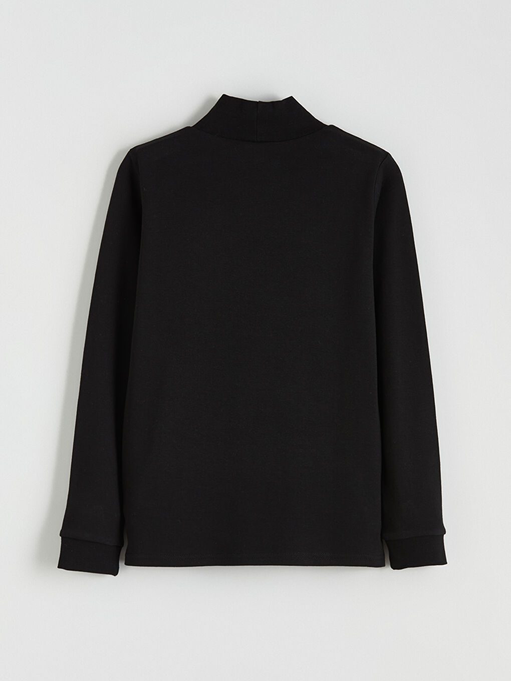 Half Turtleneck Basic Boys' T-Shirt-3