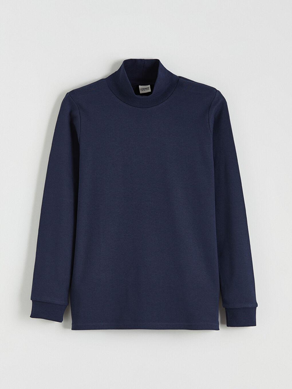 Half Turtleneck Basic Boys' T-Shirt