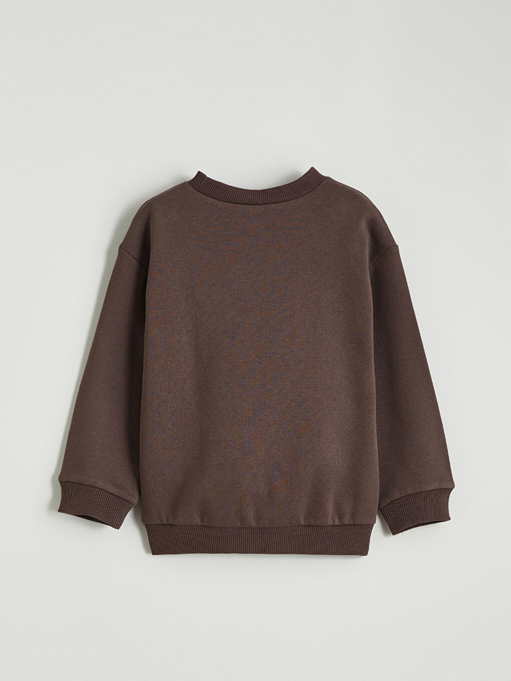 Kahverengi Aslan Kral Baskılı Erkek Çocuk Kalın Sweatshirt-2