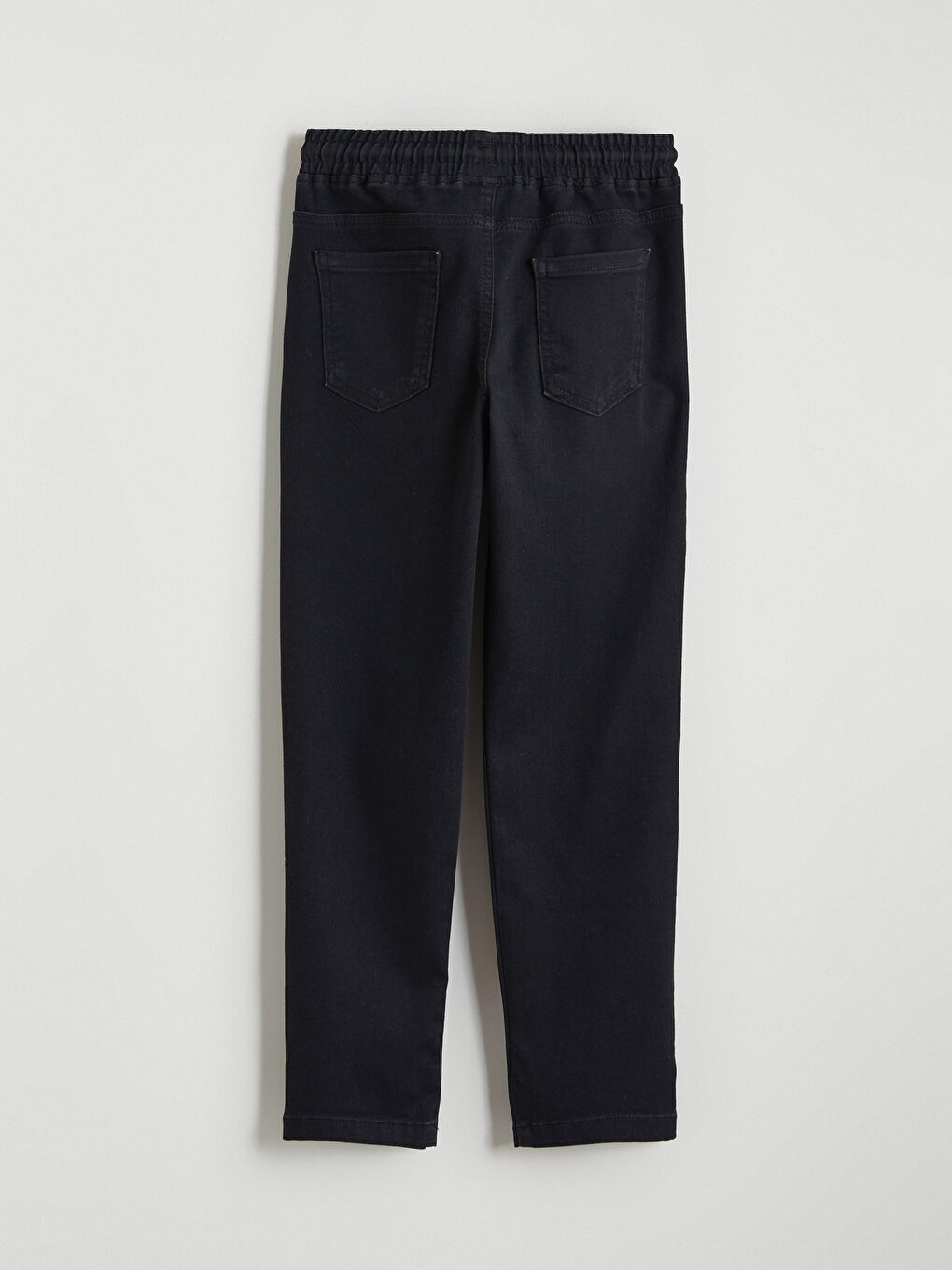 Siyah Slim Fit Erkek Çocuk Jean Pantolon-2