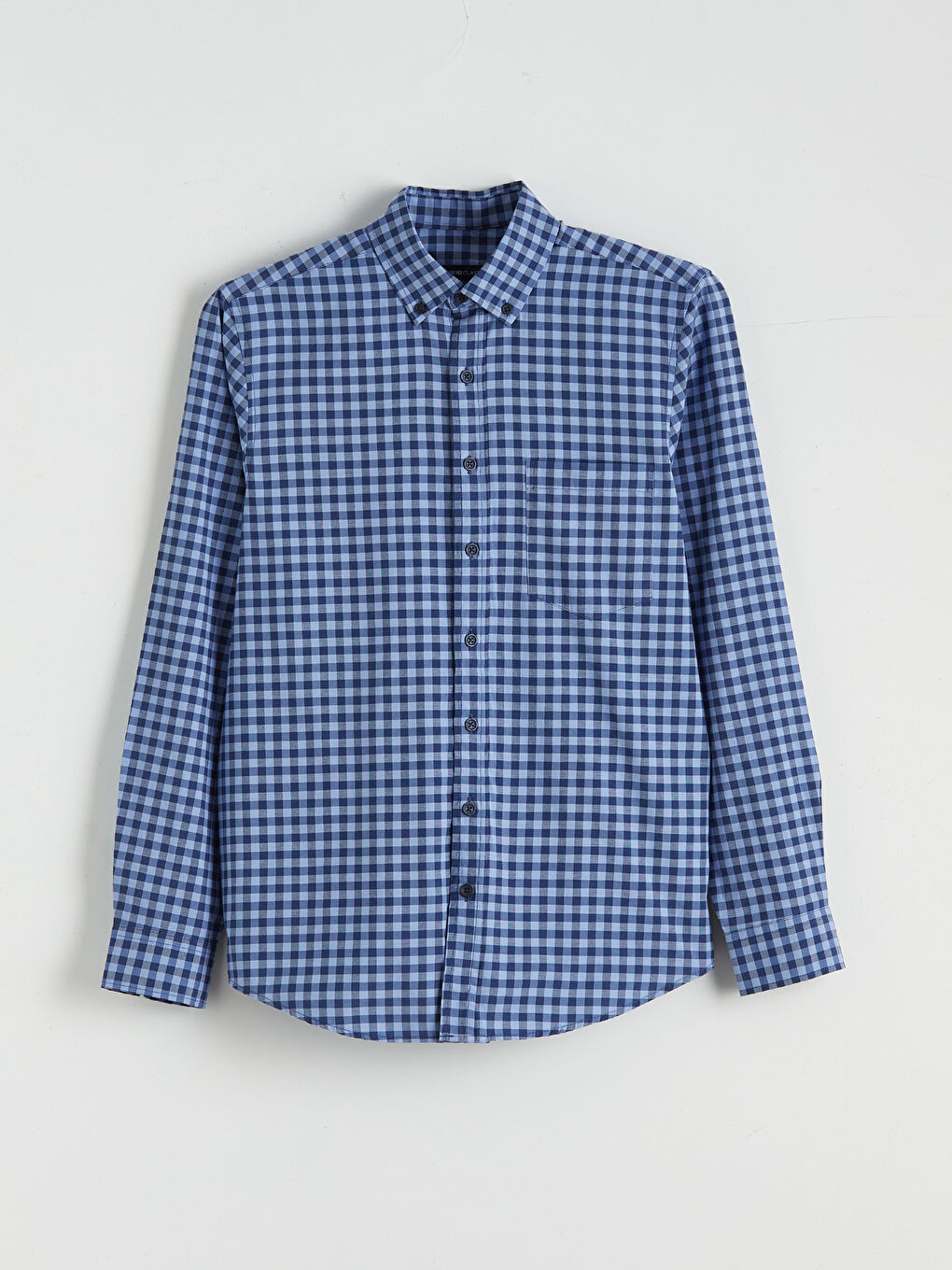 Mavi Regular Fit Ekose Poplin Erkek Gömlek-4