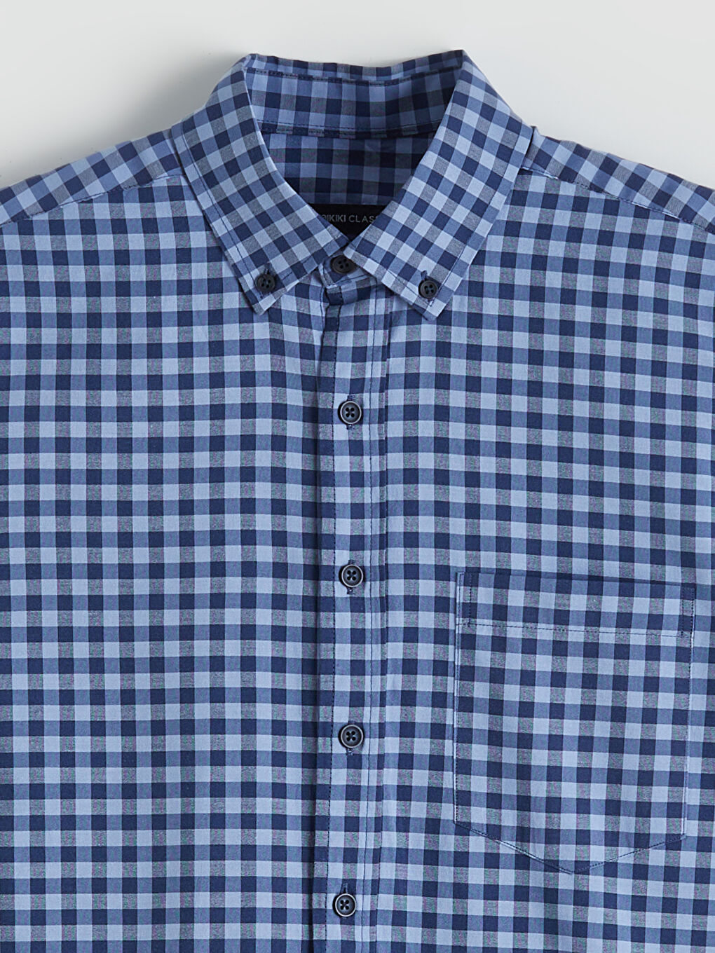 Mavi Regular Fit Ekose Poplin Erkek Gömlek-5