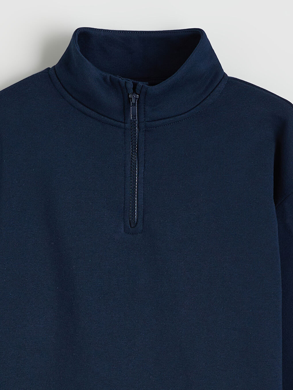 Funnel Neck Boys' Thick Sweatshirt-1