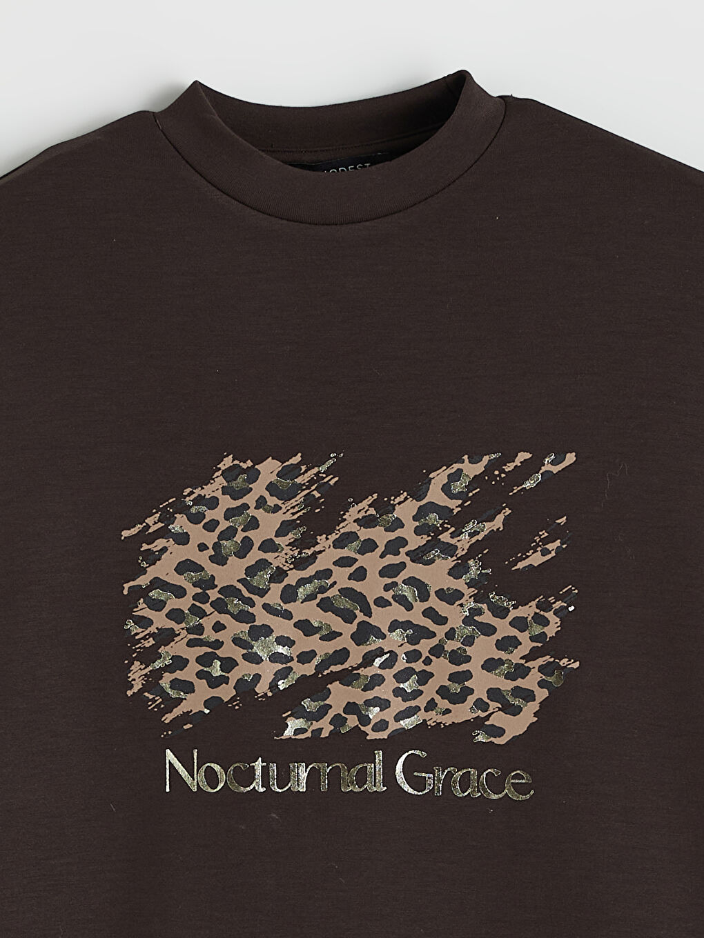 მრგვალი საყელო ოვერსაიზ ქალებისთვის სპორტული ტუნიკა-5