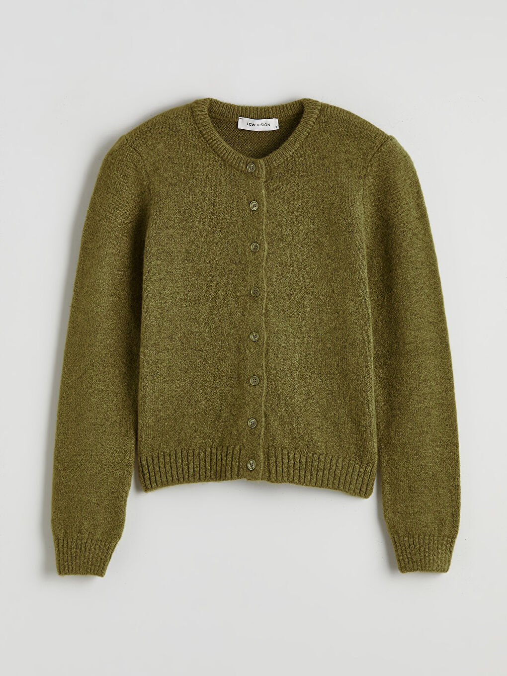 Crew Neck Women's Knitwear Cardigan-4