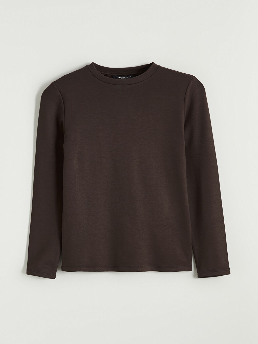 Kahverengi Bisiklet Yaka Kadın Body-4