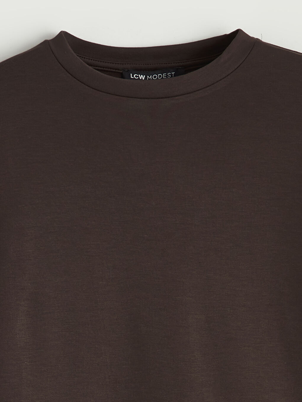 Kahverengi Bisiklet Yaka Kadın Body-5