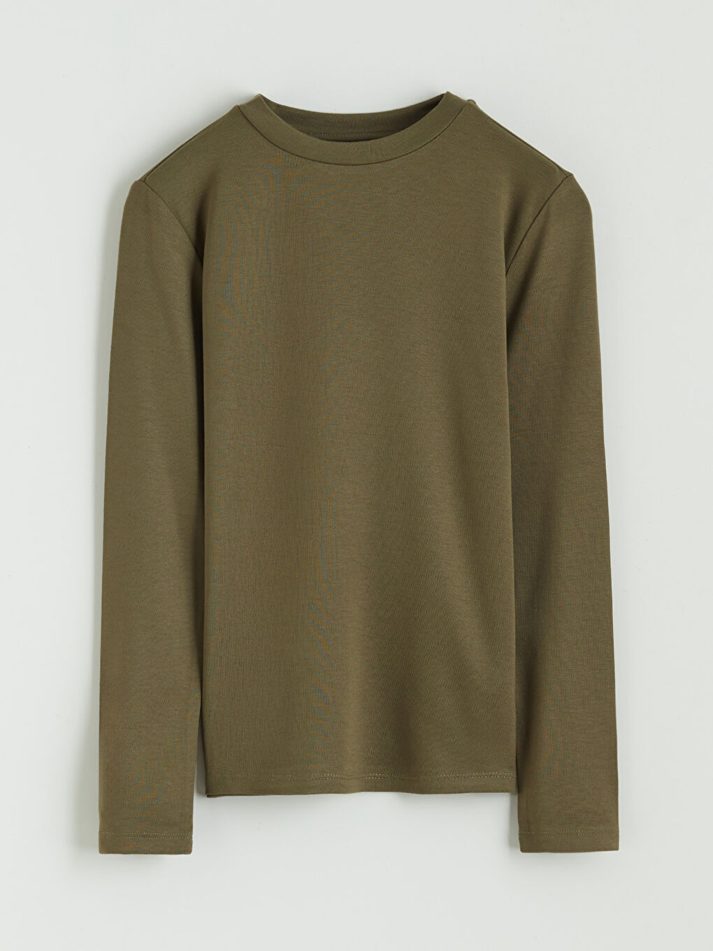 Haki Bisiklet Yaka Kadın Body-4