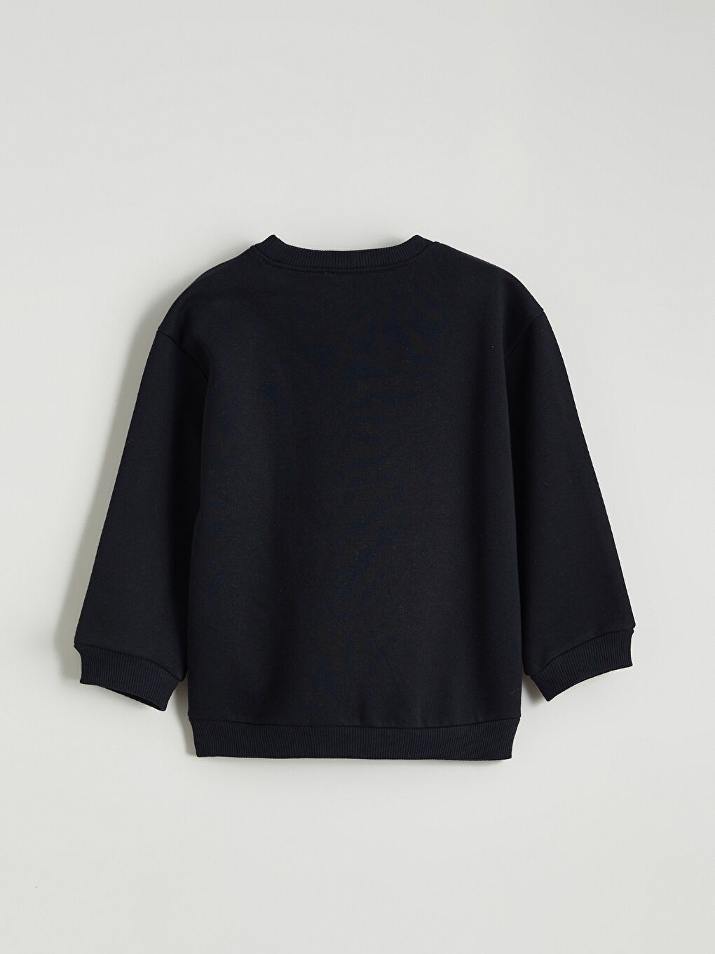 Siyah Beşiktaş Baskılı Erkek Çocuk Kalın Sweatshirt-2