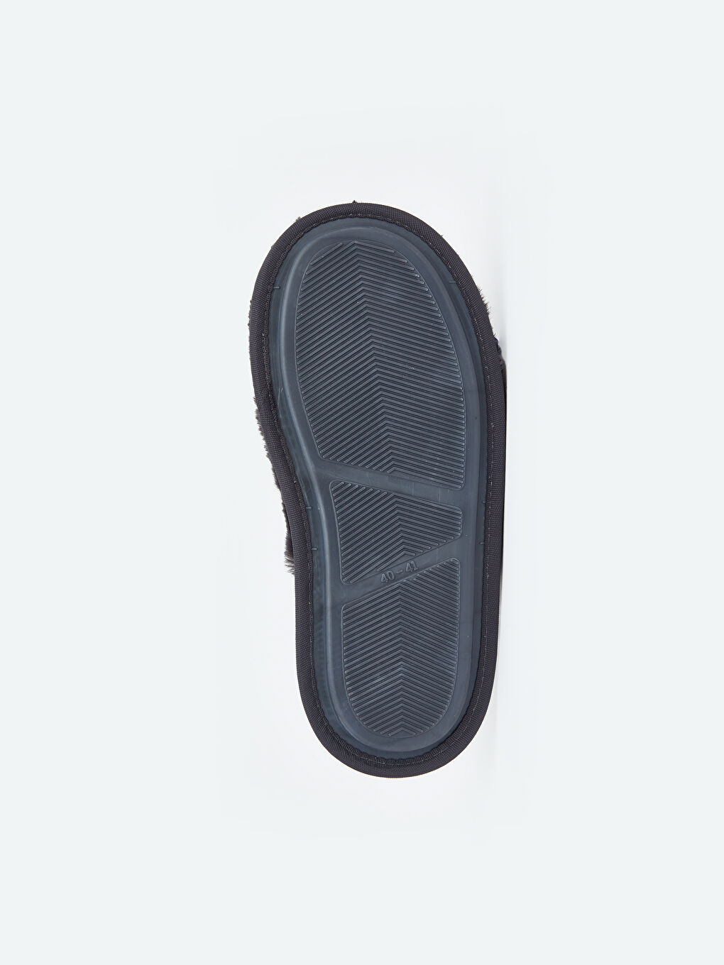 Antrasit Ayı Teddy Nakışlı Erkek Ev Terliği-3