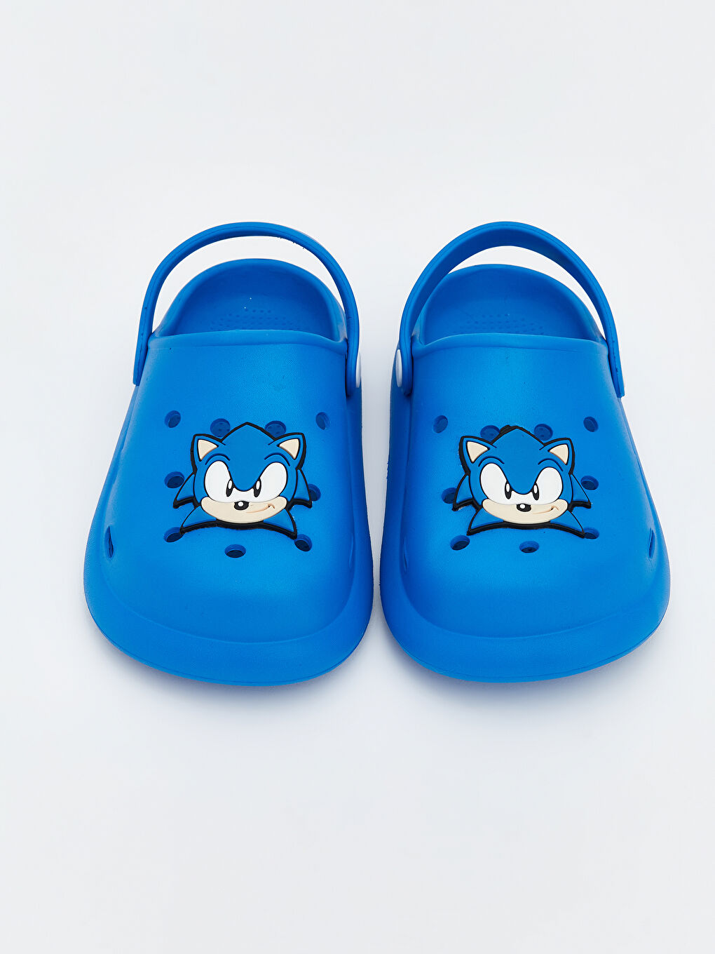 Mavi Sonic Baskılı Erkek Bebek Plaj Sandaleti-2