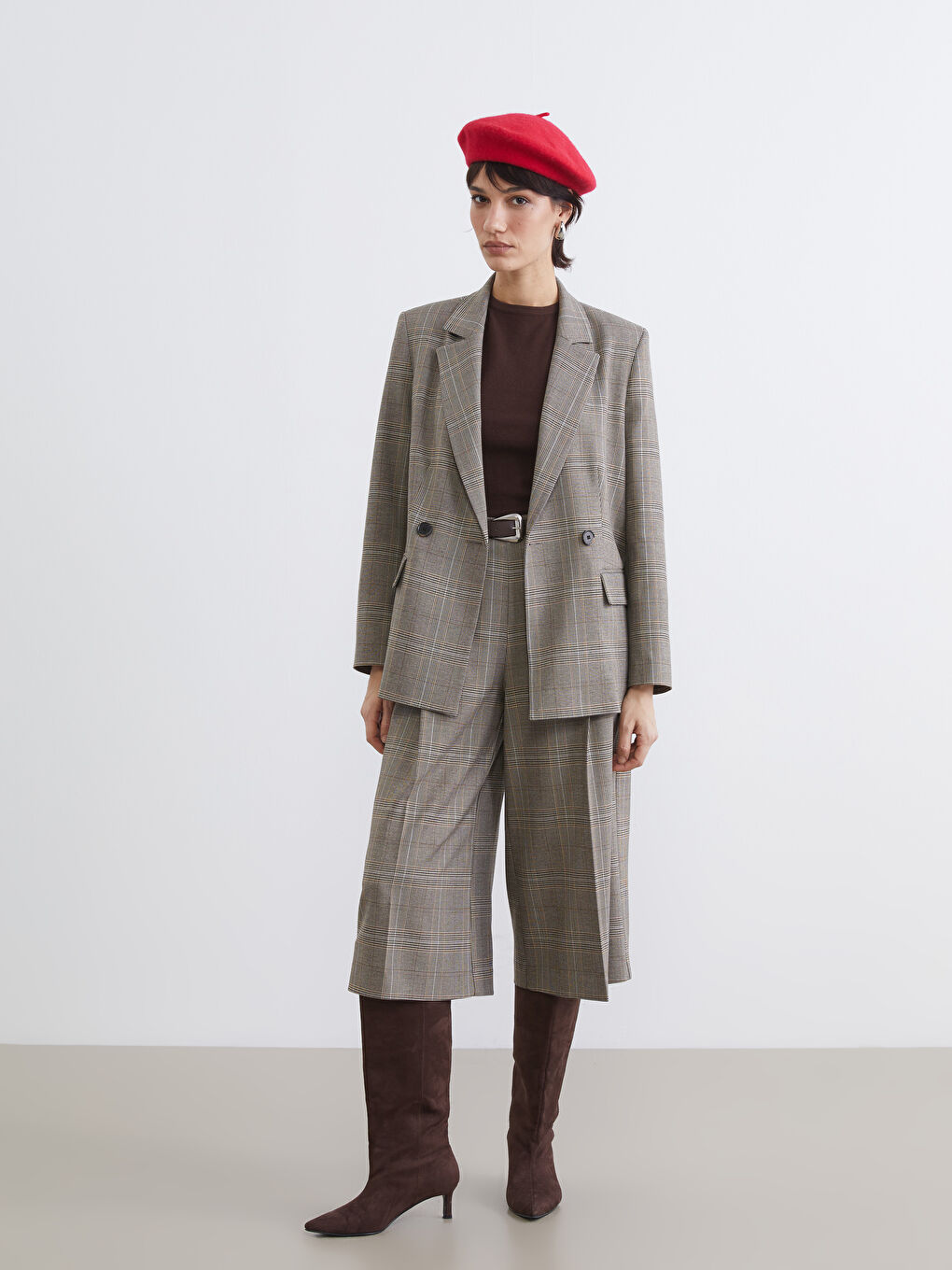 بليزر بني امرأة-1