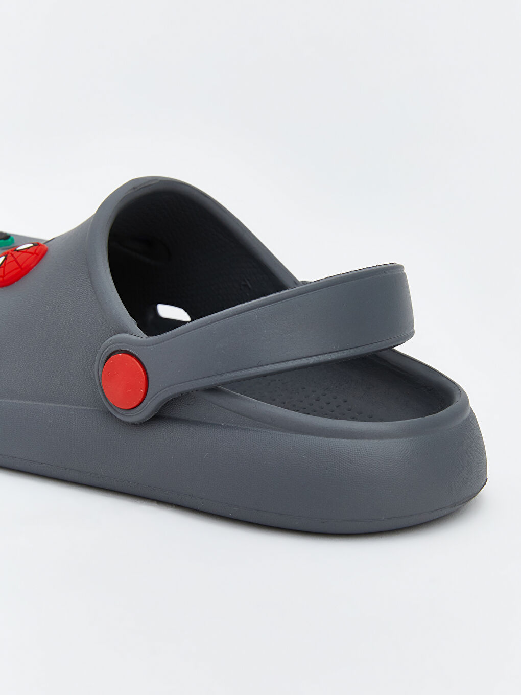 Antrasit Marvel Baskılı Erkek Bebek Plaj Sandaleti-4