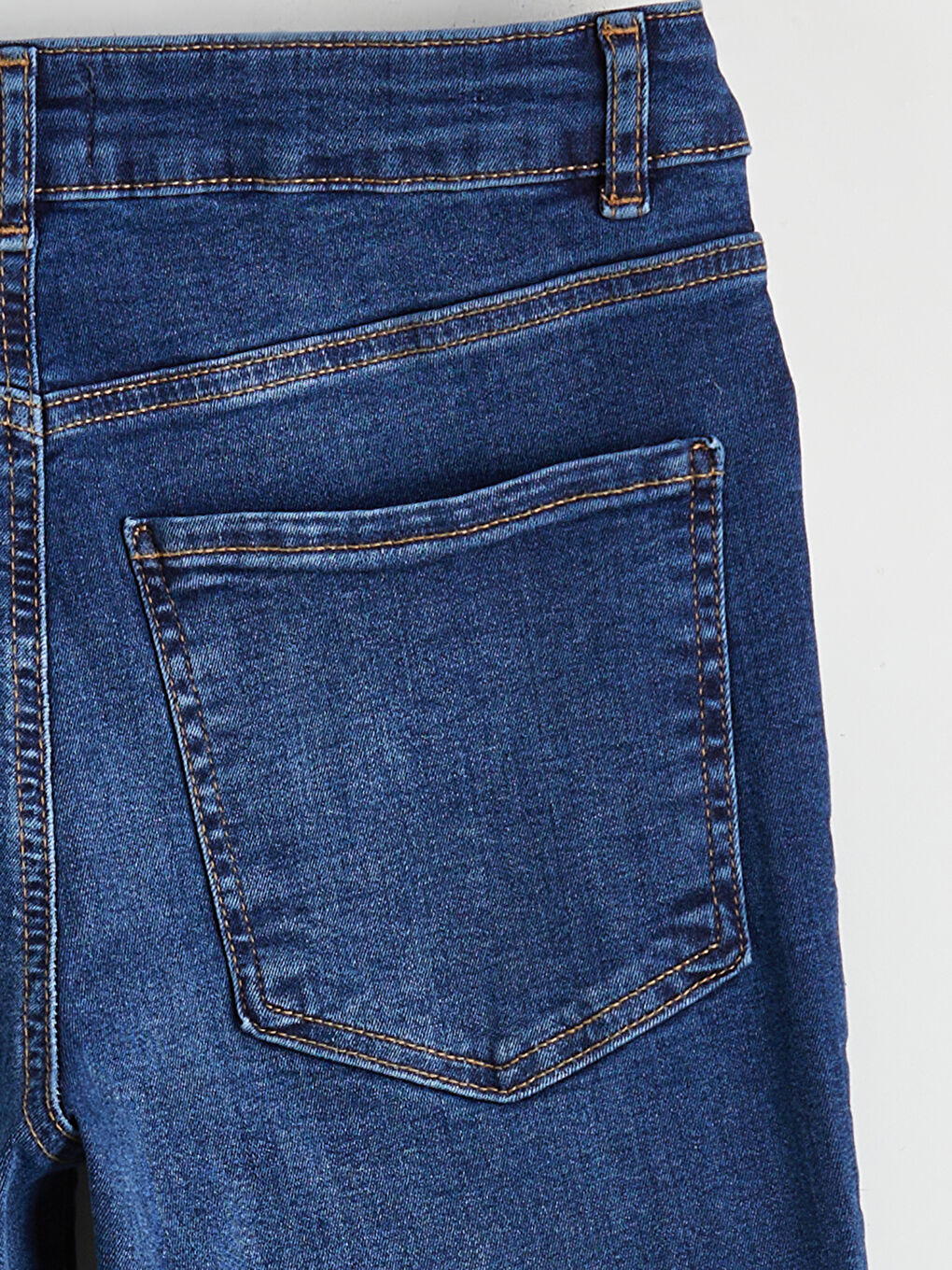 İndigo Flare Kadın Jean Pantolon-1