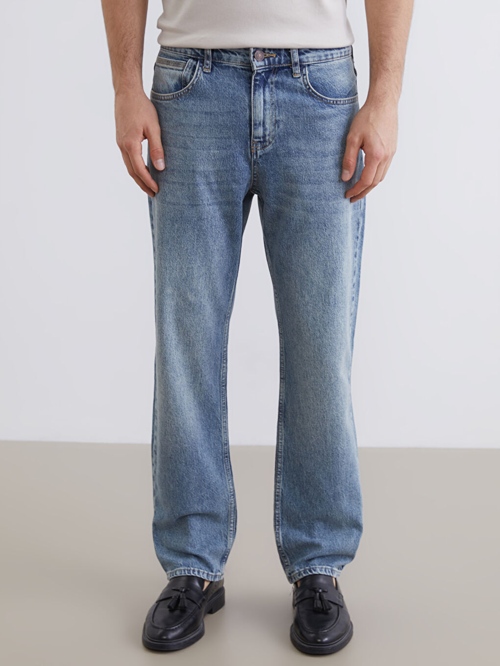 İndigo 700 Straight Fit Erkek Jean Pantolon-1