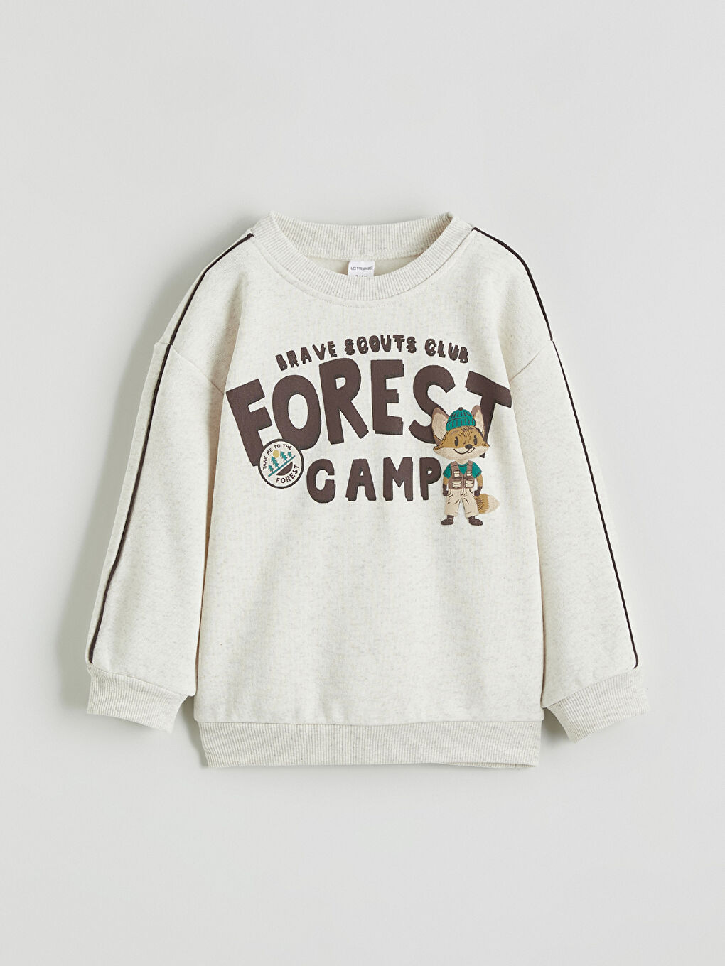 Printed Boys' Thick Sweatshirt