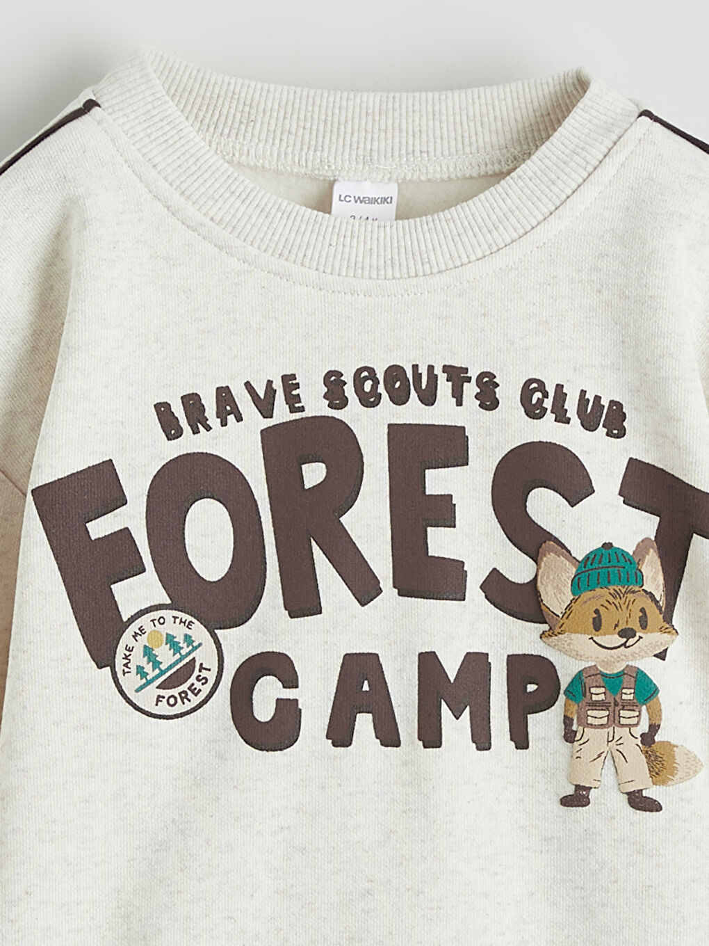 Printed Boys' Thick Sweatshirt-1