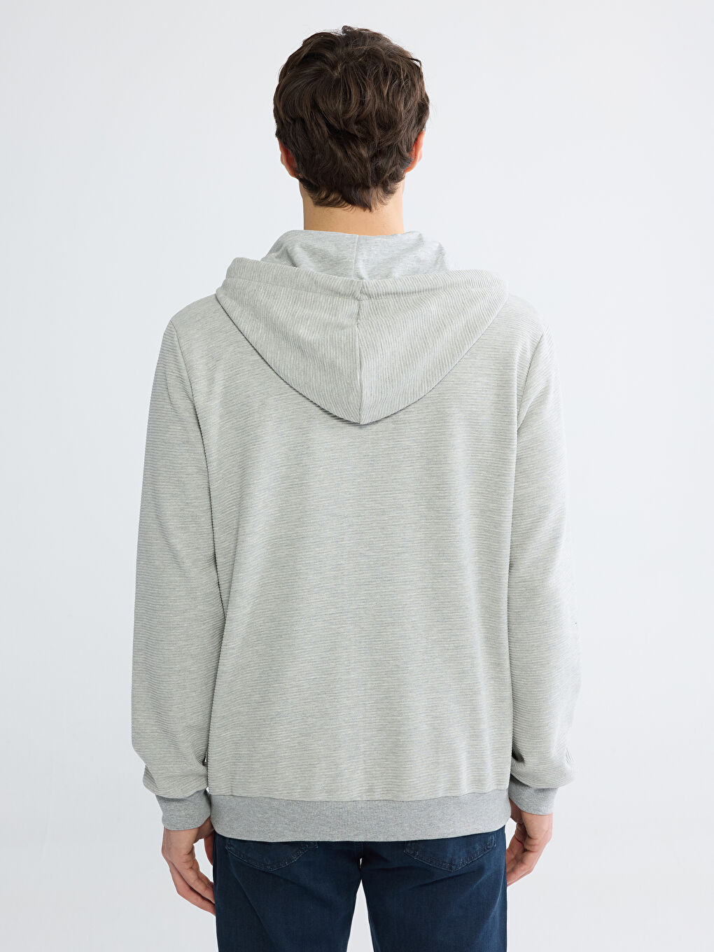 Men's Hooded Zip-Up Sweatshirt-3