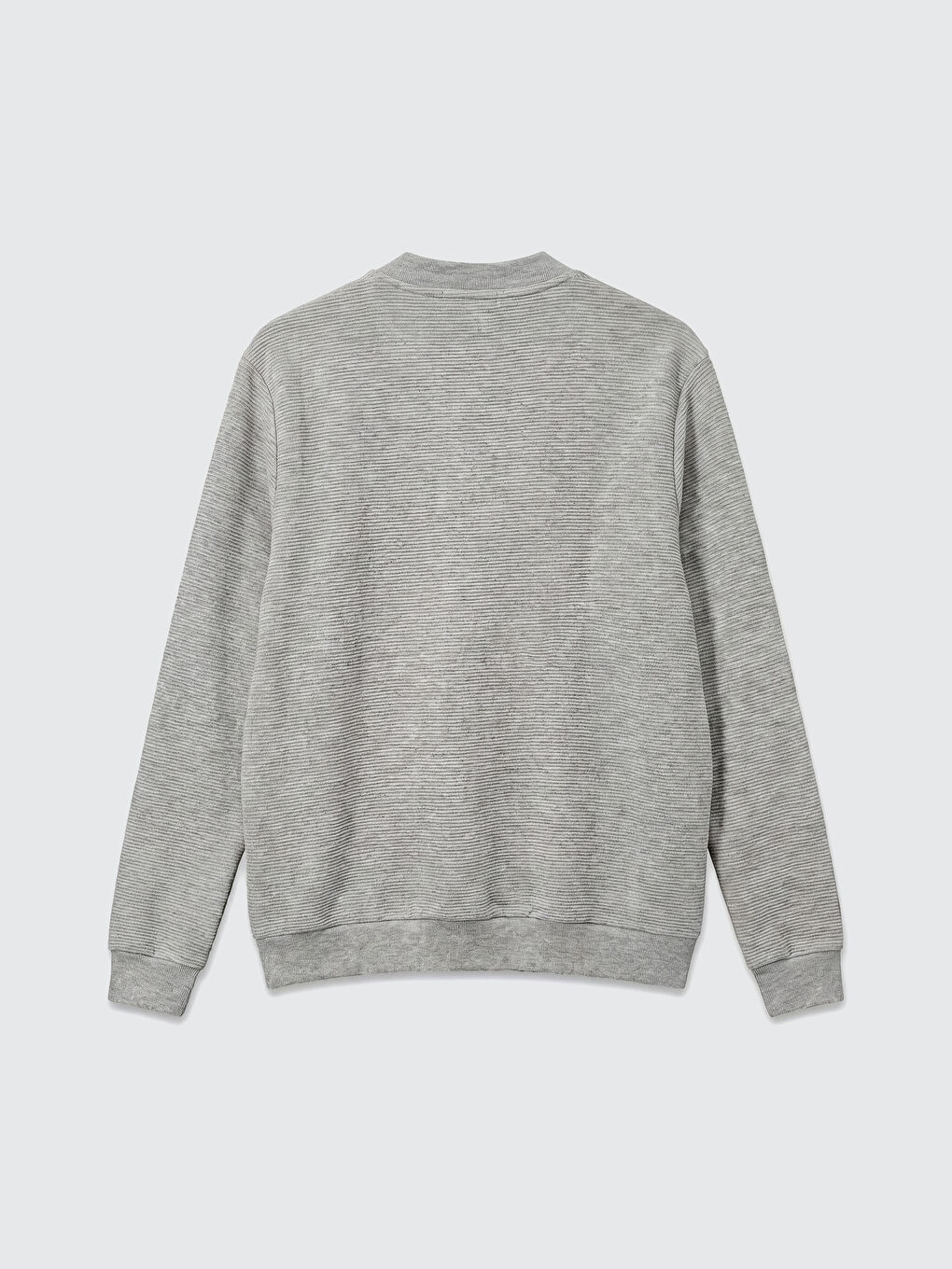 Man GREY Zip-Up Sweatshirt-1
